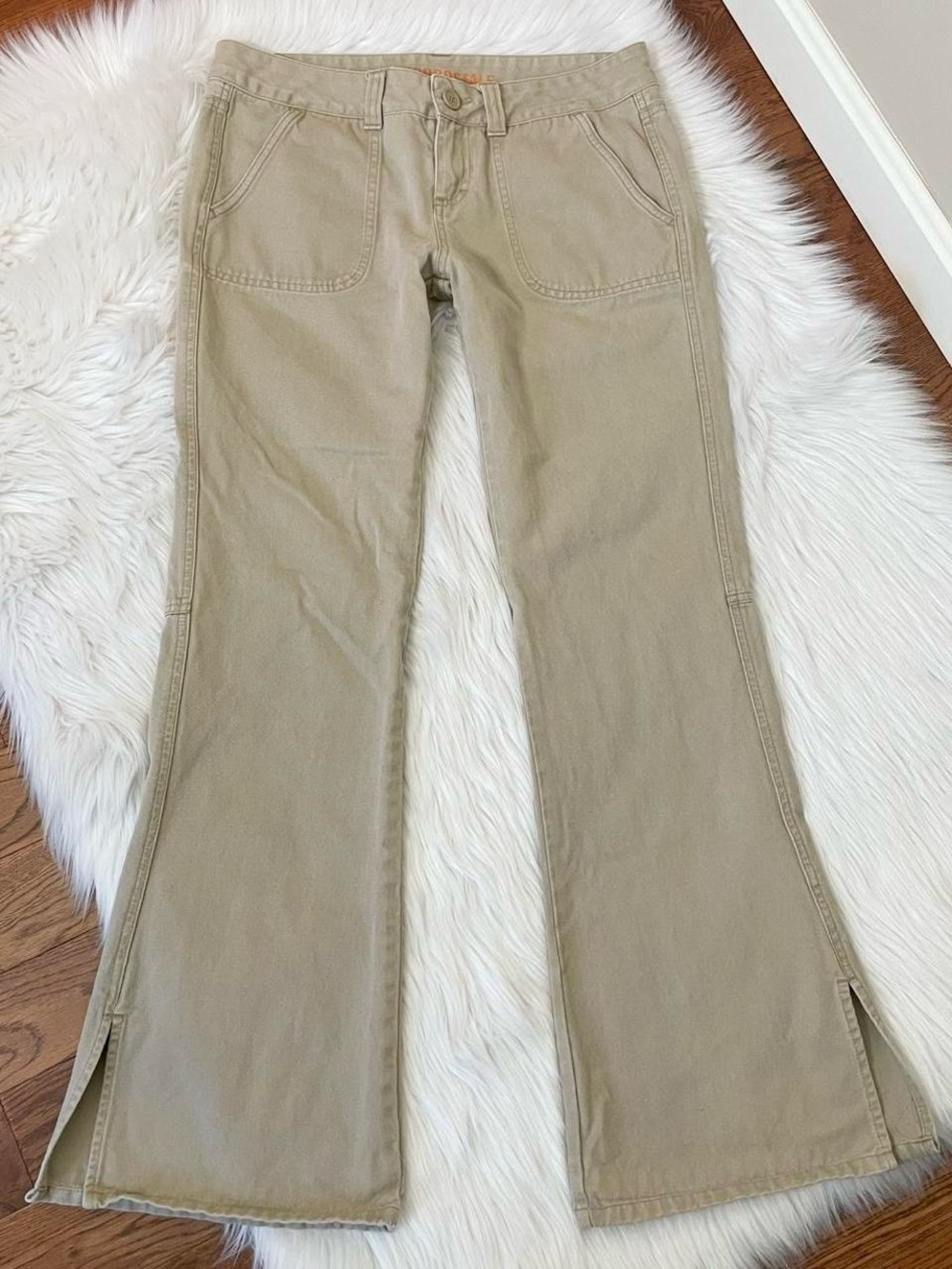 Y2K Aeropostale wide leg flare cargo pants